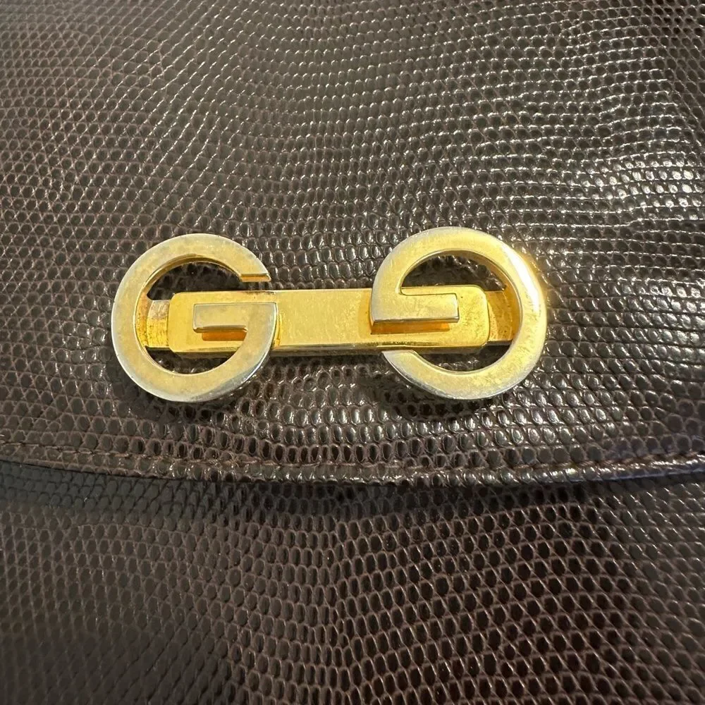 Gucci crocodile leather shoulder bag - Picture 11 of 16